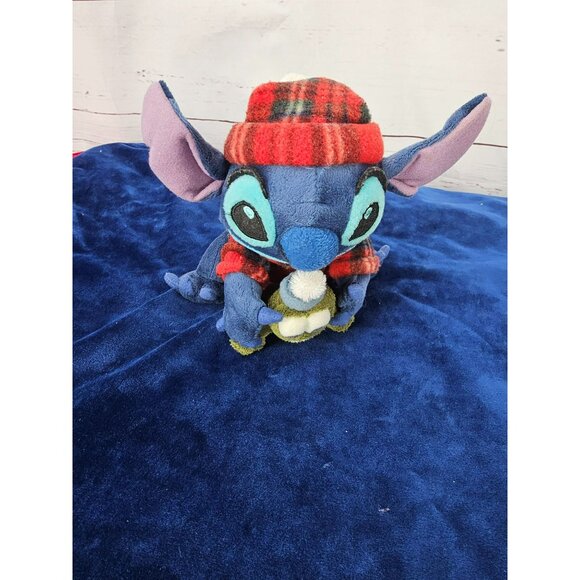 The Disney Store Stitch‎ With Frog Stuffed Plush Animal Toy - Picture 3 of 10